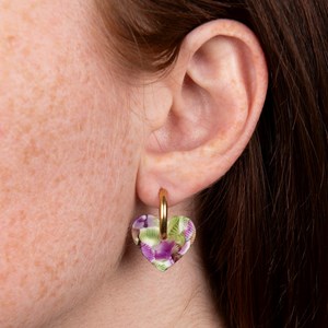 Lova lova - acier inoxydable doré Magenta et Vert