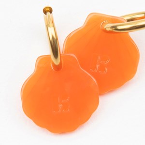 Baby mermaid - acier inoxydable argenté Orange