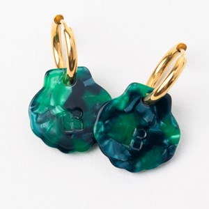 Baby mermaid - acier inoxydable argenté Vert