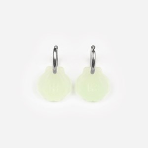 Baby mermaid - acier inoxydable argenté Vert amande