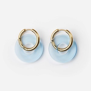 Donuts - acier inoxydable doré Bleu