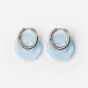 Donuts - acier inoxydable argenté Bleu