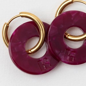 Donuts - acier inoxydable doré Cerise