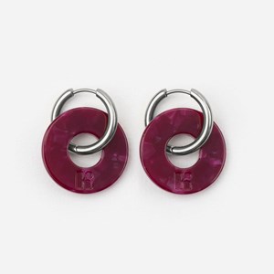Donuts - acier inoxydable argenté Cerise