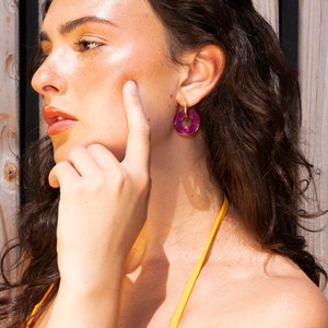 Donuts - acier inoxydable argenté Cerise