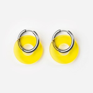 Donuts - acier inoxydable argenté Jaune