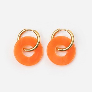 Donuts - acier inoxydable doré Orange