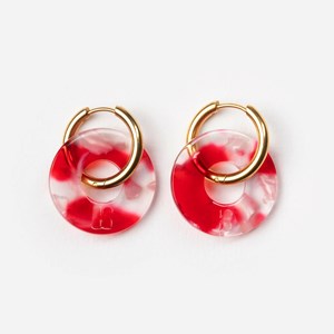 Donuts - acier inoxydable doré Rouge