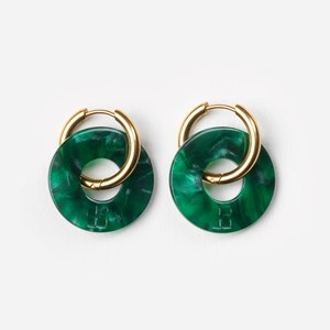 Donuts - acier inoxydable doré Vert