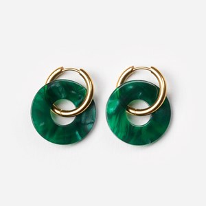 Donuts - acier inoxydable doré Vert