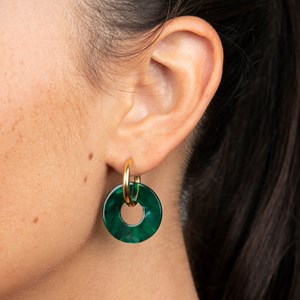 Donuts - acier inoxydable doré Vert