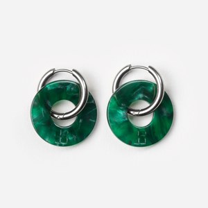 Donuts - acier inoxydable argenté Vert