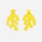Boucles d'oreilles algae Jaune
