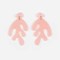 Boucles d'oreilles algae Rose Pâle