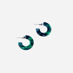 Boucles d'oreilles osaka Vertes