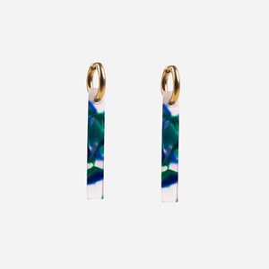 Boucles d'oreilles tsukiji Verde