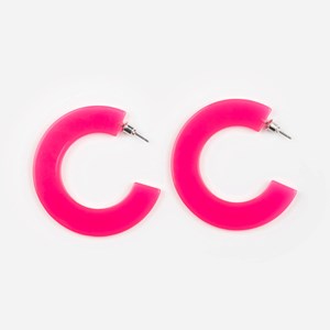 Boucles d'oreilles ginza Fuchsia