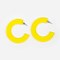 Boucles d'oreilles ginza Jaune