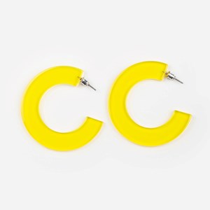 Boucles d'oreilles ginza Jaune
