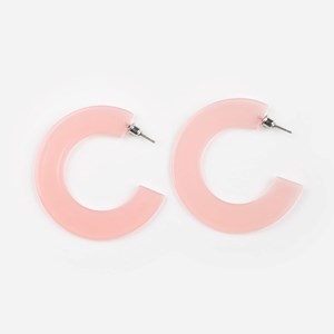 Boucles d'oreilles ginza Rose Pâle