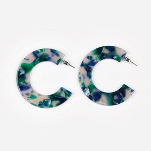 Boucles d'oreilles ginza Verde