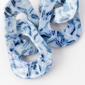 Boucles d'oreilles maillon Athènes