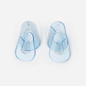 Boucles d'oreilles maillon Bleu