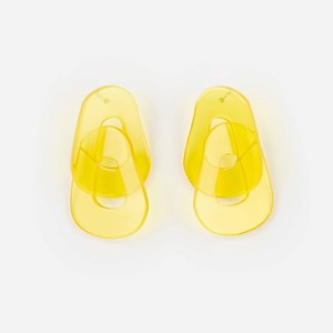 Boucles d'oreilles maillon Jaune
