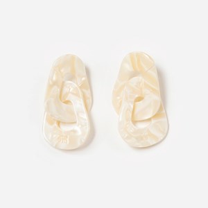 Boucles d'oreilles maillon Nude