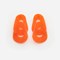 Boucles d'oreilles maillon Orange
