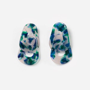 Boucles d'oreilles maillon Verde