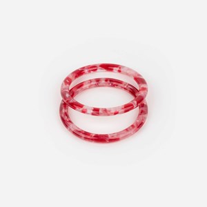 Jonc en acétate de cellulose s-m Rouge