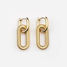 Boucles d'oreilles lueur - doré