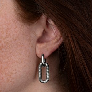 Boucles d'oreilles lueur - argenté