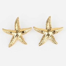 Boucles d'oreilles etoile de mer