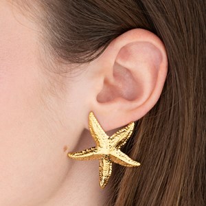 Boucles d'oreilles etoile de mer