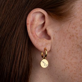 Boucles d'oreilles constellation - doré