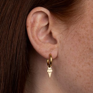 Boucles d'oreilles glace à l'italienne - doré