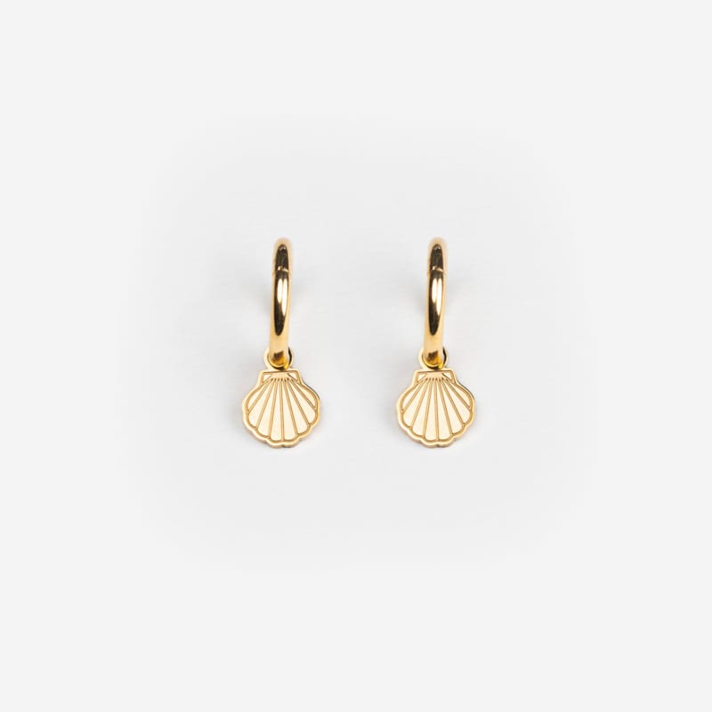 Kurage Ginza - Boucles d'oreilles mermaid - doré