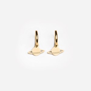 Boucles d'oreilles saturne - doré