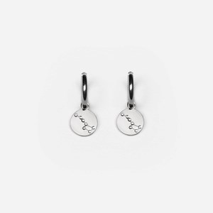Boucles d'oreilles constellation - argenté