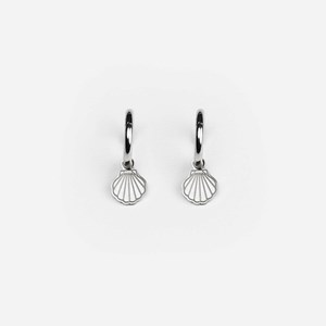 Boucles d'oreilles mermaid - argenté