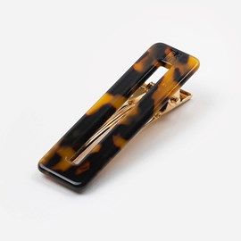 Barrette rectangle - écaille