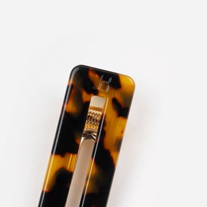 Barrette rectangle - écaille