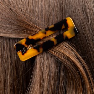 Barrette rectangle - écaille
