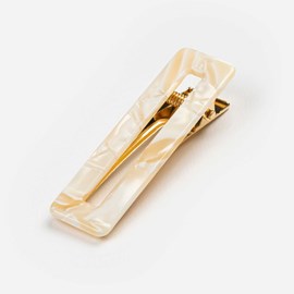 Barrette rectangle - nude