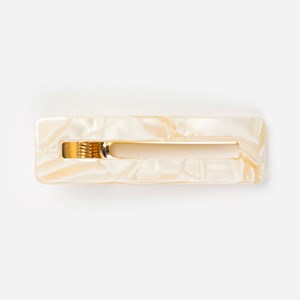 Barrette rectangle - nude