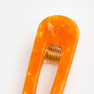 Barrette triangle - clémentine