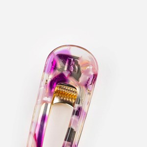 Barrette triangle - pink