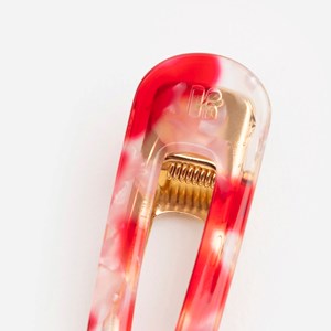 Barrette triangle - rouge